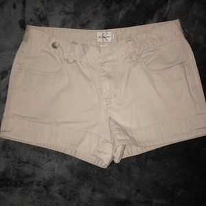 Khaki Calvin Klein Shorts